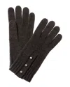 Hannah Rose Essential Cashmere Texting Gloves In Grey