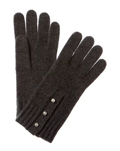 Hannah Rose Essential Cashmere Texting Gloves In Grey