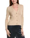 Hannah Rose Four-button Cashmere-blend Cardigan In Nude