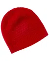 Hannah Rose Plush Waffle Stitch Cashmere Beanie