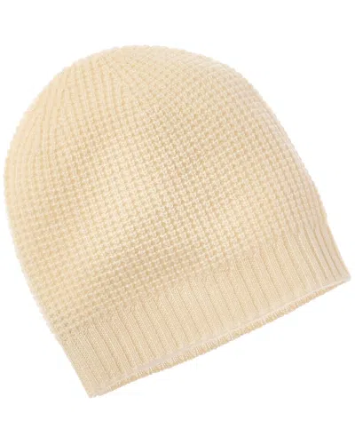 HANNAH ROSE PLUSH WAFFLE STITCH CASHMERE BEANIE