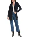 Hannah Rose Relaxed Cashmere-blend Duster In Black