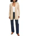 Hannah Rose Relaxed Cashmere-blend Duster In Brown