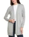 Hannah Rose Relaxed Cashmere-blend Duster In Gray