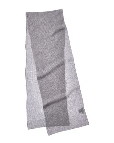 Hannah Rose Ribbed Cashmere Scarf In Blue