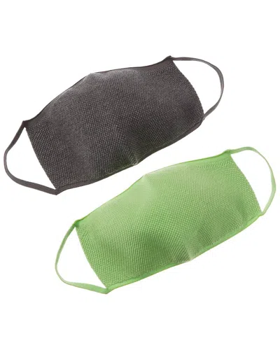 HANNAH ROSE SET OF 2 CASHMERE-BLEND FACE MASKS