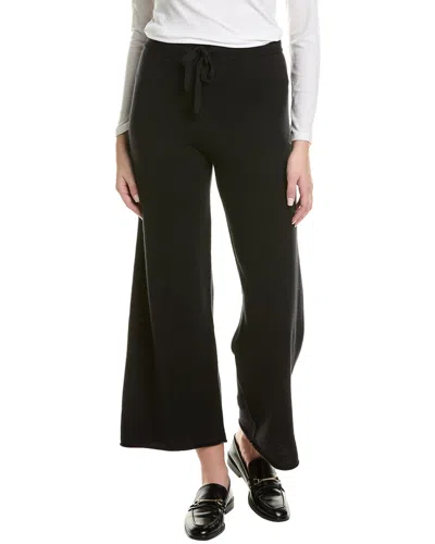 Hannah Rose Terry Stitch Cashmere-blend Pant In Black