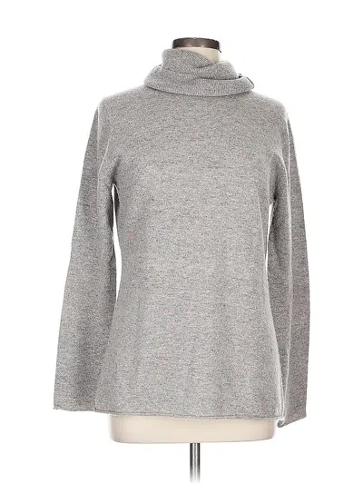 Pre-owned Hannah Rose Turtleneck Sweater In Gray