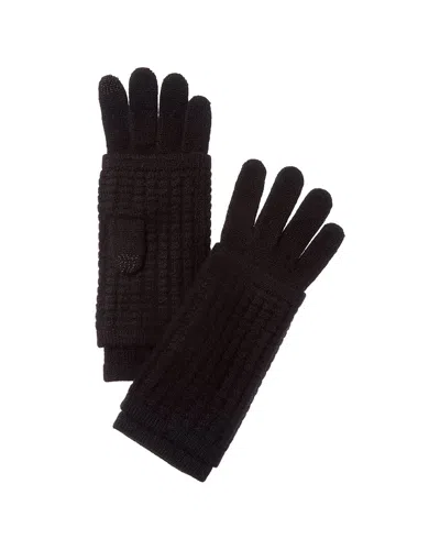 HANNAH ROSE HANNAH ROSE WAFFLE STITCH 3-IN-1 CASHMERE GLOVES