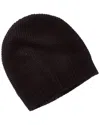 Hannah Rose Waffle Stitch Beanie In Brown