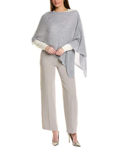 Hannah Rose Whip Stitch Cashmere Topper In Grey
