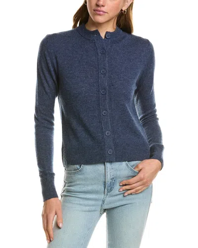 Hannah Rose Wool & Cashmere-blend Cardigan In Blue