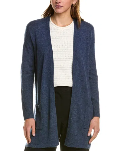 Hannah Rose Wool & Cashmere-blend Cardigan In Blue
