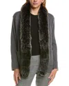 Hannah Rose Wool & Cashmere-blend Cardigan In Grey