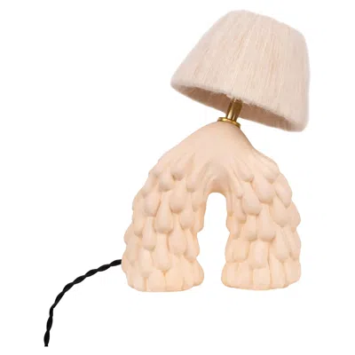 Pre-owned Hannah Simpson Studio 'follow' Table Lamp, Californian Cream In White