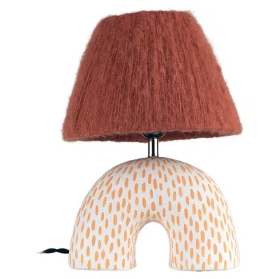 Pre-owned Hannah Simpson Studio 'me' Table Lamp - Tangerine Dash (matte) In Orange