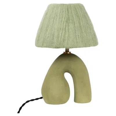 Pre-owned Hannah Simpson Studio ‘opposée' Table Lamp - Green 'matte'