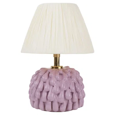 Pre-owned Hannah Simpson Studio Small Drip Violet Table Lamp In Purple