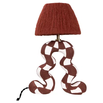 Pre-owned Hannah Simpson Studio 'wiggle' Table Lamp In Brown