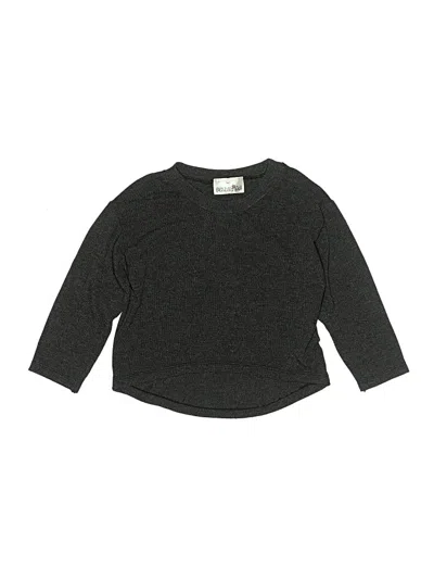 Pre-owned Hannah Sky Kids' Pullover Sweater In Gray
