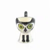 Hannah Turner Black & White Cat Egg Cup In Multi