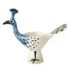 Hannah Turner Blue Peacock Egg Cup In Multi