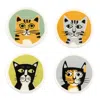 Hannah Turner Cat Coasters In Multi