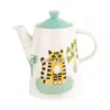 Hannah Turner Cat Teapot In Multi