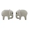 Hannah Turner Grey Elephant Salt And Pepper Shakers In Gray
