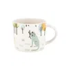 Hannah Turner Grey / Green / Neutrals Dog Mug One In Multi