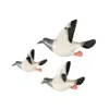 Hannah Turner Grey Wall Mounted Flying Pigeon Trio In Gray