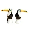 Hannah Turner Neutrals / Black Toucan Salt & Pepper Shakers In Black