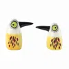 Hannah Turner Orange Yellow Bird Salt & Pepper Shakers In Multi