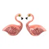Hannah Turner Pink Flamingo Salt & Pepper Set In Pink