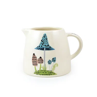 Hannah Turner Toadstool Milk Jug In White