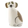 Hannah Turner White / Brown Brown & White Dog Money Box In Multi