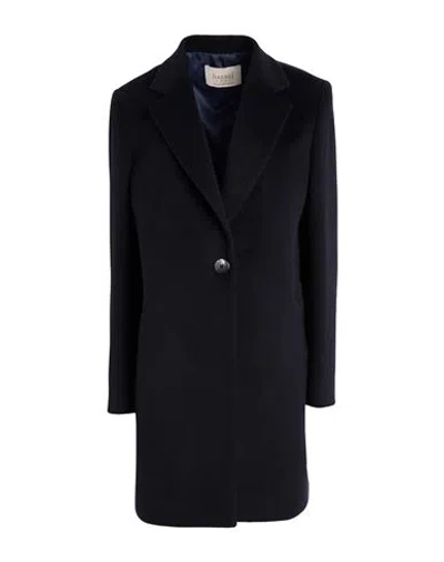 Hannaj Coat Woman Coat Black Size 10 Virgin Wool, Polyamide