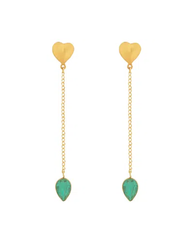Hannan A Lot Like Love Earrings In Green