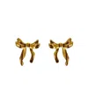 Hannan Ribbon Studs In Gold