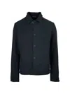Hannes Roether Buttoned Shirt Jacket In Black
