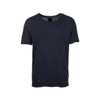 Hannes Roether Cotton/linen T-shirt Black