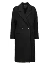 Hannes Roether Double-breasted Coat In Black