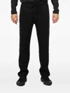 Hannes Roether Drawstring Trousers In Black
