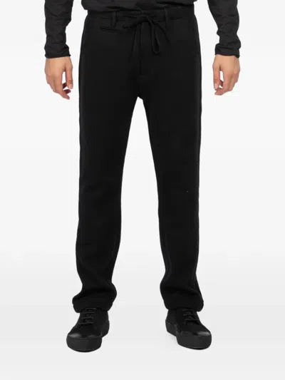 Hannes Roether Drawstring Trousers In Black