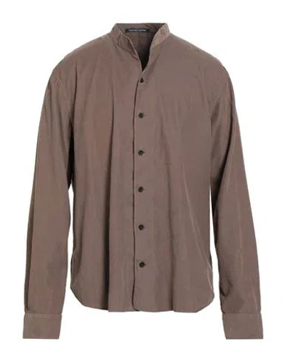 Hannes Roether Man Shirt Sand Size Xxl Cotton