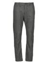 Hannes Roether Original Check Trousers In Gray