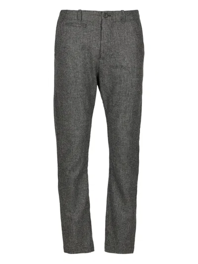 Hannes Roether Original Check Trousers In Gray