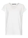 Hannes Roether Rolled-sleeve T-shirt In White