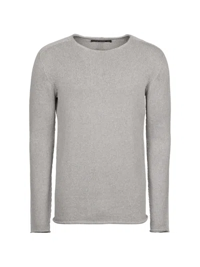 Hannes Roether Rolled-edge Fine-knit Sweater In Multi
