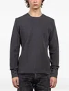 Hannes Roether Structured Sweater In Gray